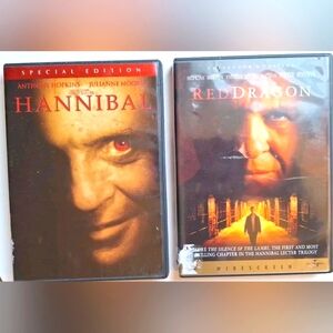 Red Dragon - Director's Edition And HANNIBAL DVDs 📀  Horror Classic Double